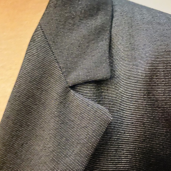 Zara Basic Blazer Silvery Black EUC - Picture 2 of 7